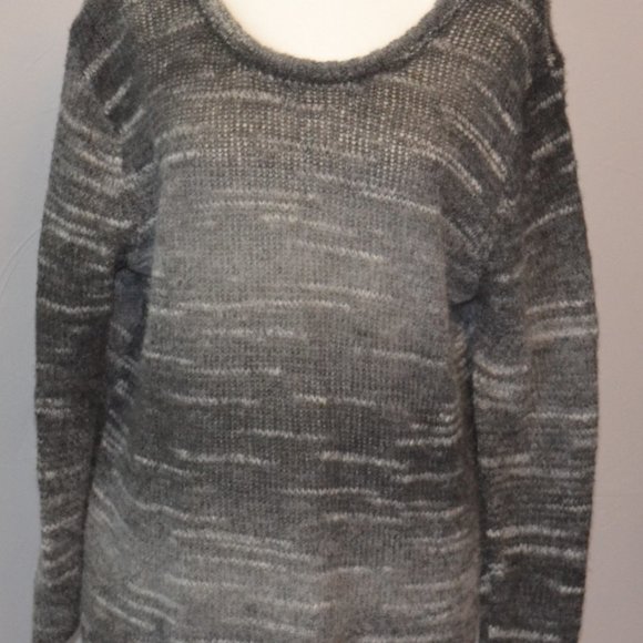 Rubbish XL Nubby Knit Sweater/Shades of Grey - Picture 1 of 5